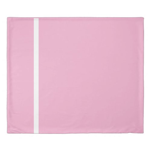 Pink + White Trim King Size 
