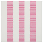 Pink White Vertical Modern Stripes Fabric