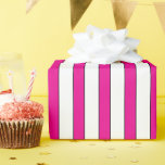 Pink & White Wrapping Paper<br><div class="desc">Pink and White Wrapping Paper - Elegant, Clean Lines make a well defined statement. Bold and Classy. Make your gift stand out!</div>