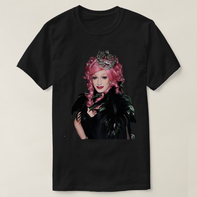 Pink Wig Jinkx Monsoon T-Shirt (Design Front)