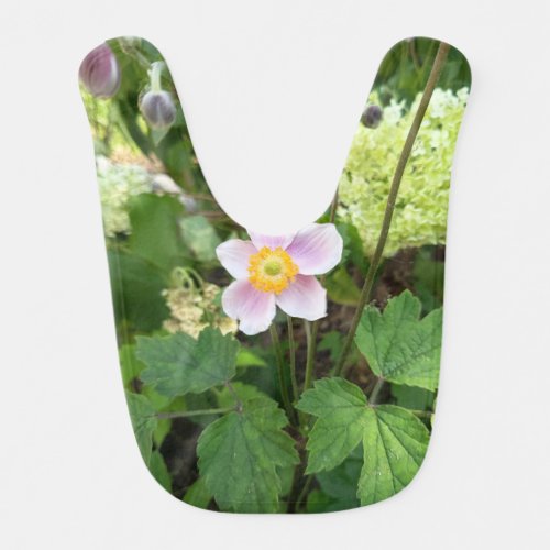 Pink Wildflower Baby Bib | Botanical Floral Baby F