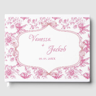 Pink Wildflower Tea Maid of honor  Proposal Card Guest Book