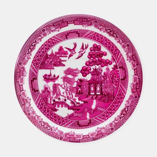 Pink Willow Coaster Set (Single)