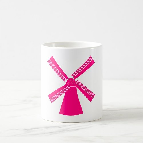 Pink Windmill Coffee Mug