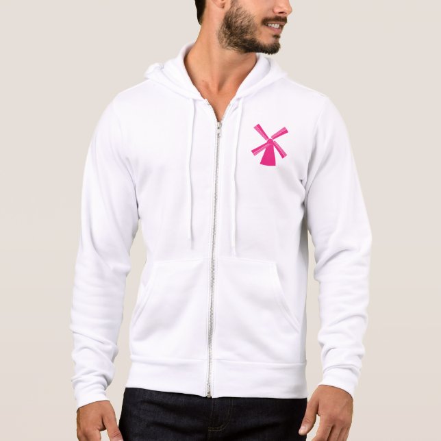Pink Windmill Hoodie (Front)