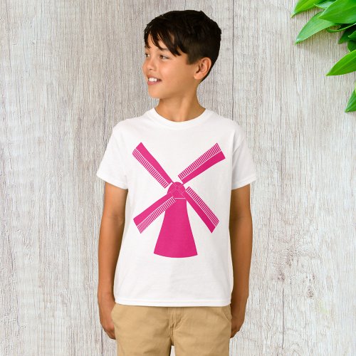 Pink Windmill T_Shirt