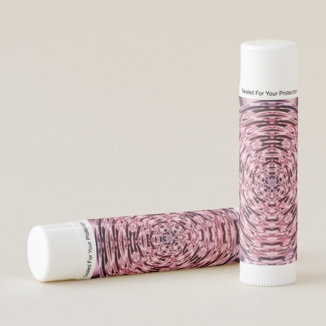 Pink Wine Mandala Abstract Pattern Lip Balm