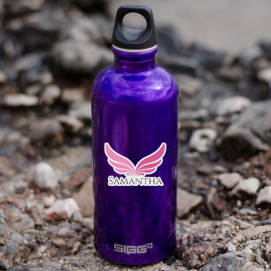 Pink wings cute girly Aviation  Sticker