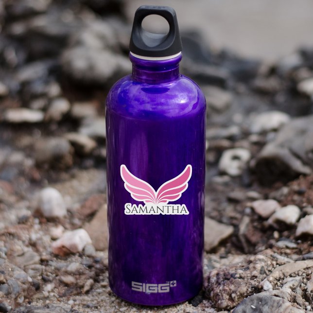 Pink wings cute girly Aviation  Sticker (Creator Uploaded)