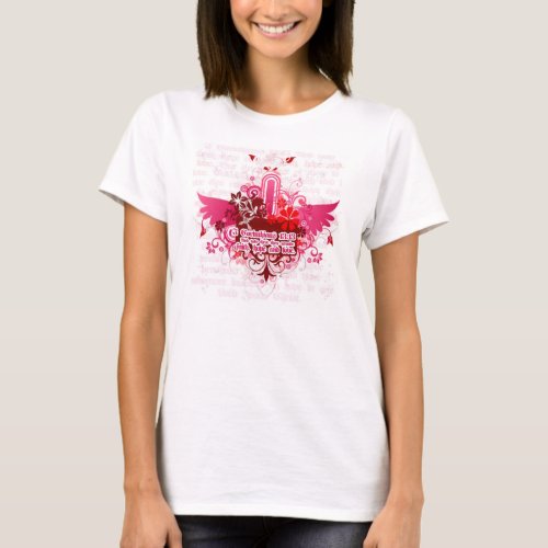 Pink Wings _ FaithHopeLove T_Shirt
