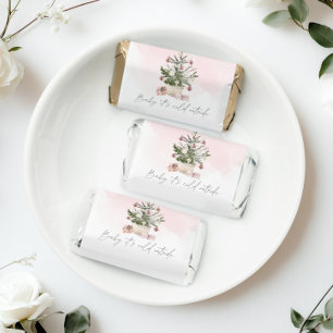 Pink winter Baby its cold outside baby shower Hershey's Miniatures