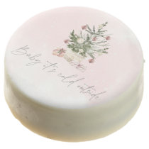 Pink winter baby its cold outside chocolate covered oreo