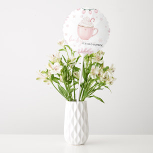 Pink Winter Baby Shower Balloon