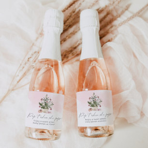 Pink winter pop it when she pops sparkling wine label