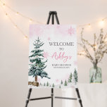 Pink Winter Wonderland Baby Shower Welcome Sign<br><div class="desc">Add a touch of whimsy to your baby shower decor with our charming Baby It's Cold Outside Baby Shower Welcome Sign Printable. This customizable sign sets the perfect tone for your celebration. Simply personalize for an unforgettable gathering that will leave your guests smiling! 

BS544</div>