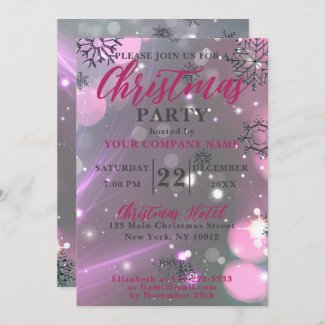 Pink Winter Wonderland Corporate Christmas Party