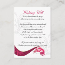 pink wishing well cards