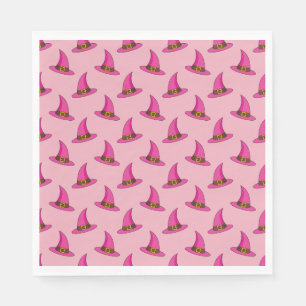 Pink Witch Hat Napkins