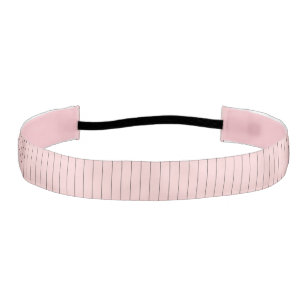 Pink with Black Pinstripes Headband