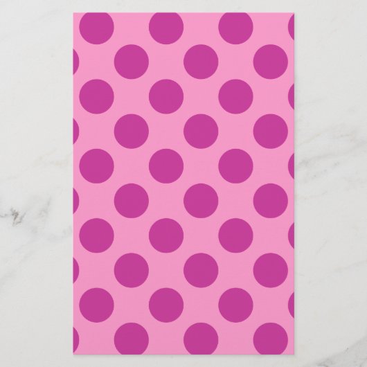 Pink with Violet Polka Dots (Front)