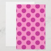 Pink with Violet Polka Dots (Front/Back)