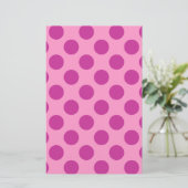 Pink with Violet Polka Dots (Standing Front)