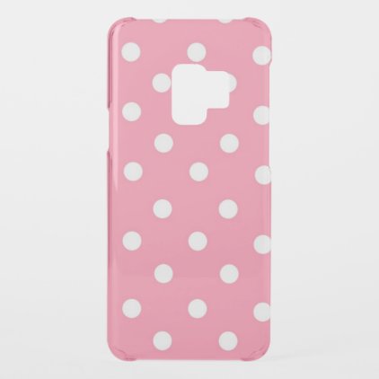 Pink with White Dots Uncommon Samsung Galaxy S9 Case
