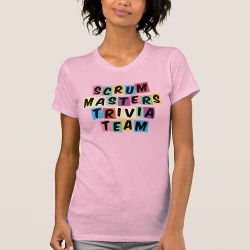 Pink Womens Scrum Masters Shirt