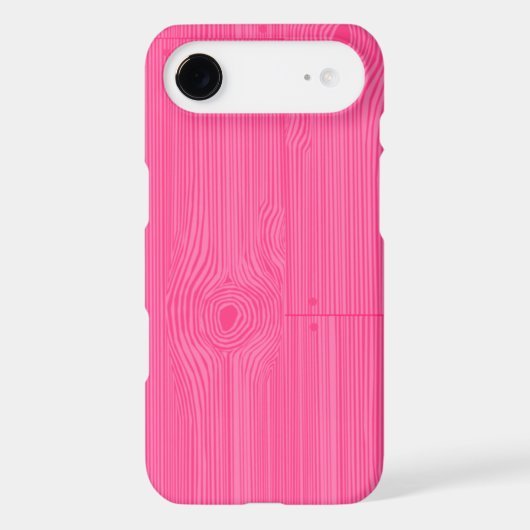 pink woodgrain Case-Mate iPhone case (Back)
