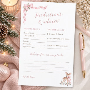 Pink Woodland Baby Shower Predictions & Advice