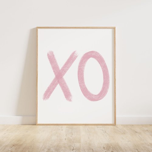 Pink XO Poster