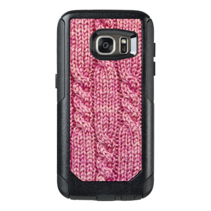 Pink Yarn Cabled Knit OtterBox Samsung Galaxy S7 Case