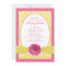 Pink Yellow Gerbera Daisy Baby Shower Invitation