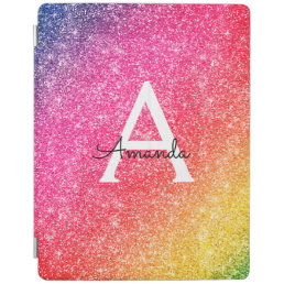 Pink Yellow Glitter Sparkle  iPad Smart Cover