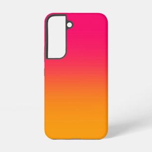 Pink Yellow Gradient  Samsung Galaxy S22 Case