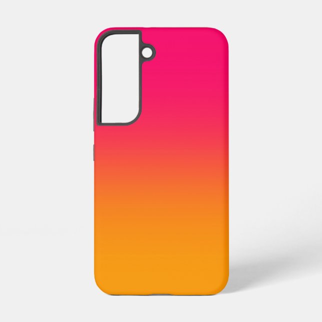 Pink Yellow Gradient  Samsung Galaxy Case (Back)