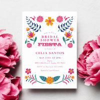 Pink Yellow Mexican Fiesta Bridal Shower