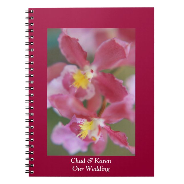 Pink & Yellow Orchids Notebook (Front)