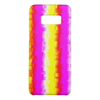 Pink yellow red abstract rainbow pattern Case-Mate samsung galaxy s8 case