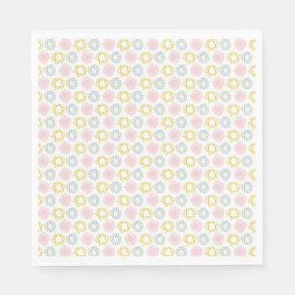 Pink & Yellow Spring Pastel Flowers