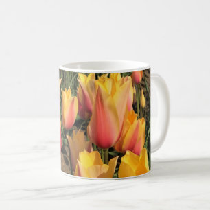 Pink & Yellow Tulips Coffee Mug