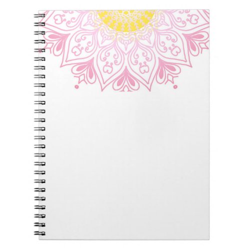 Pink Yellow White Wedding Journal Guest Book 