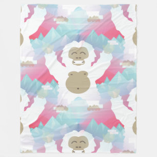 pink yeti blanket