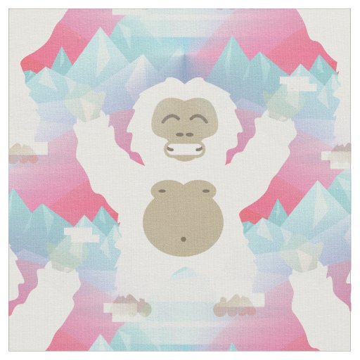 pink yeti fabric