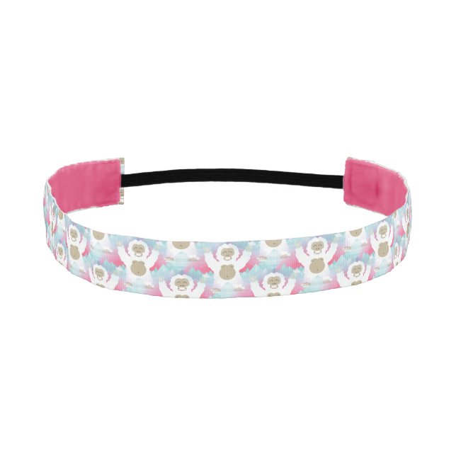 pink yeti headband (Front)