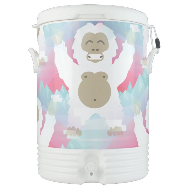 pink yeti igloo cooler (Front)