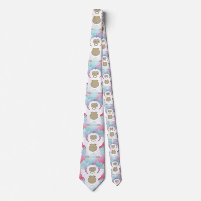 pink yeti tie (Front)