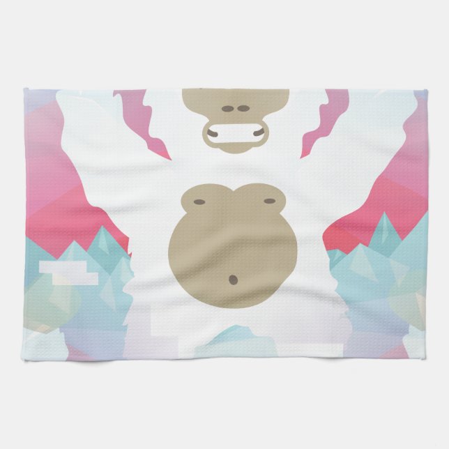 pink yeti towel (Horizontal)