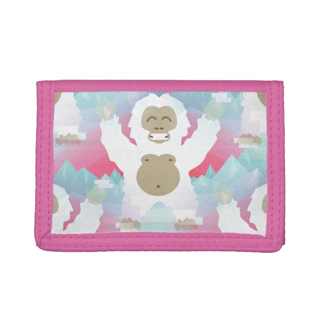 pink yeti wallet (Front)