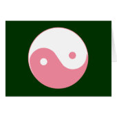 Pink Yin-Yang Symbol (Front Horizontal)